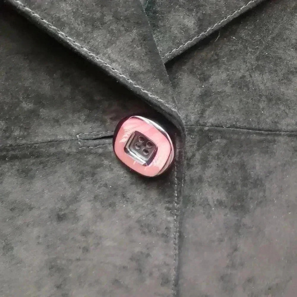 Neiman Marcus Exclusive Black Suede Jacket - Picture 3 of 8